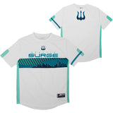 Seattle Surge White Pro Jersey - front and back view