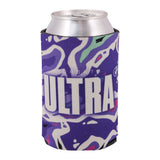 Toronto Ultra Camo Can Cooler in Purple - Front View