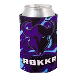 Minnesota Rokkr Camo Can Cooler in Black - Front View