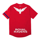London Royal Ravens Red Pro Jersey - Back View