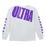 Toronto Ultra White Heavyweight Long Sleeve T-Shirt- Back View