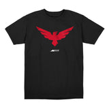London Royal Ravens Primary Logo Black T-Shirt - Front View