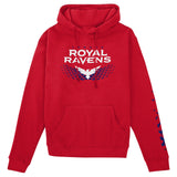 London Royal Ravens DNA Red Hoodie - Front View