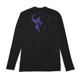 Minnesota Rokkr Black Singular Logo Long Sleeve T-Shirt - Back View