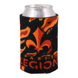 Paris Legion Camo Can Cooler in Navy - Front View