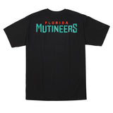Florida Mutineers Native Black T-Shirt - Back View
