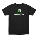 Boston Breach Primary Logo Black T-Shirt - Front View
