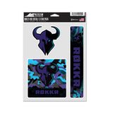 Minnesota Rokkr Camo 3-Pack Decals - Front View