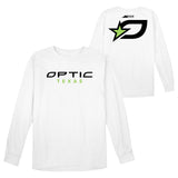 OpTic Texas White Long Sleeve T-Shirt - front and back view