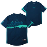 Seattle Surge Blue Pro Jersey - front and back view