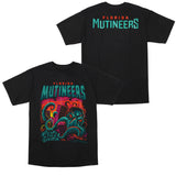 Florida Mutineers Native Black T-Shirt - Front and Back View