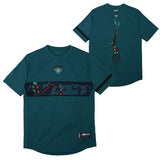 Florida Mutineers Teal Pro Jersey - front and back view