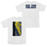 New York Subliners Native White T-Shirt - Front and Back View