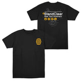 New York Subliners Slogan Black T-Shirt - Front and Back View