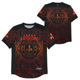 Vegas Legion Black 2024 Pro Jersey - front and back view