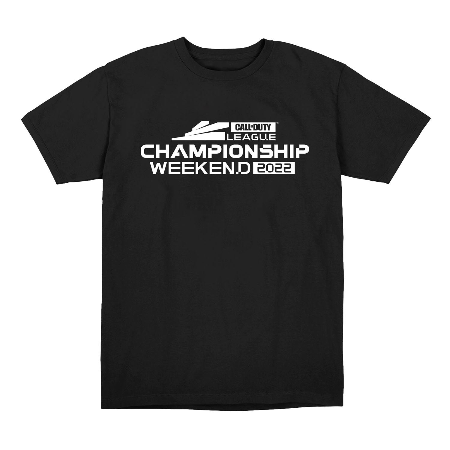 CDL Black 2022 Championship Weekend T-Shirt - Front View