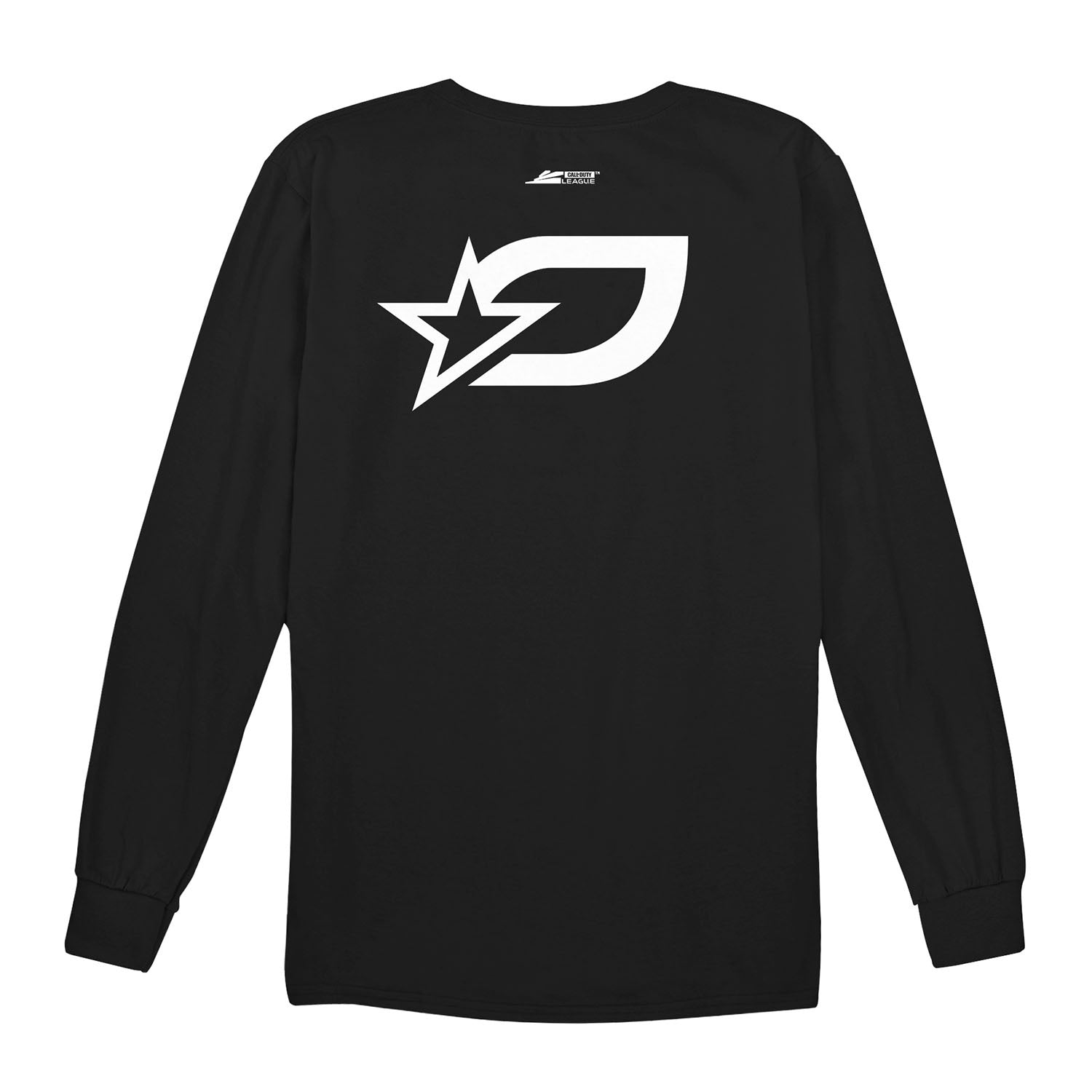 Outerstuff Optic Texas Black Signature Logo Long Sleeve T-Shirt / M