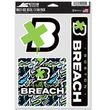 Boston Breach Camo 3-Pack Decals - Front View