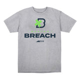 Boston Breach Lock Up Heather Grey T-Shirt - Front View
