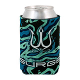 Seattle Surge Camo Can Cooler in Blue - Front View