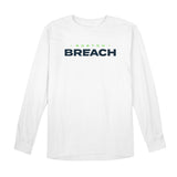 Call of Duty League Boston Breach White Long Sleeve T-Shirt - Front View