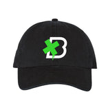 Boston Breach Dad Hat in Black - Front View