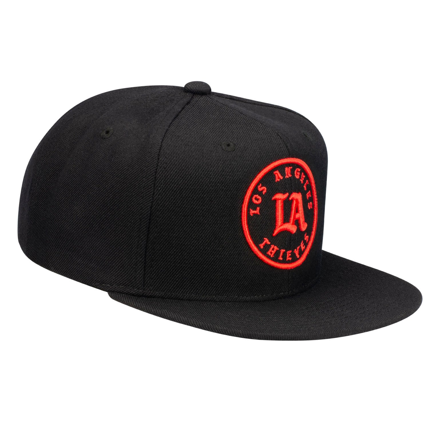 LA Thieves Mitchell & Ness Snapback in Black - Right View