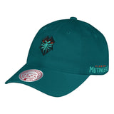 Florida Mutineers Mitchell & Ness Teal Dad Hat