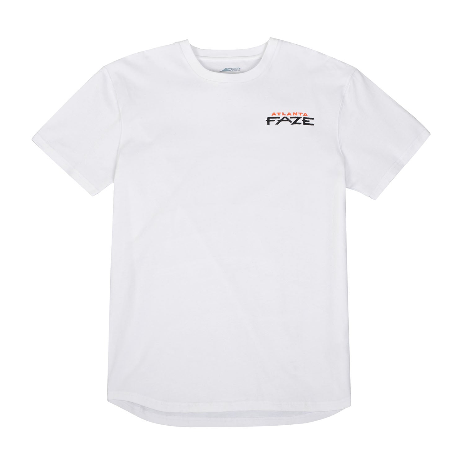 Atlanta FaZe White Embroidered T-Shirt - Front View