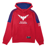 London Royal Ravens Red Pro Hoodie - Front View
