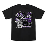 Los Angeles Guerrillas Native Black T-Shirt - Front View