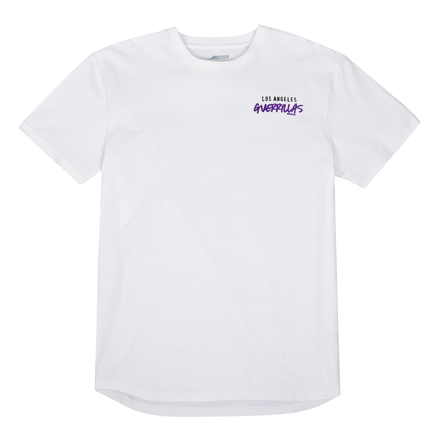 Los Angeles Guerrillas White Embroidered T-Shirt - Front View