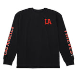 LA Thieves Black Heavyweight Long Sleeve T-Shirt- Front View