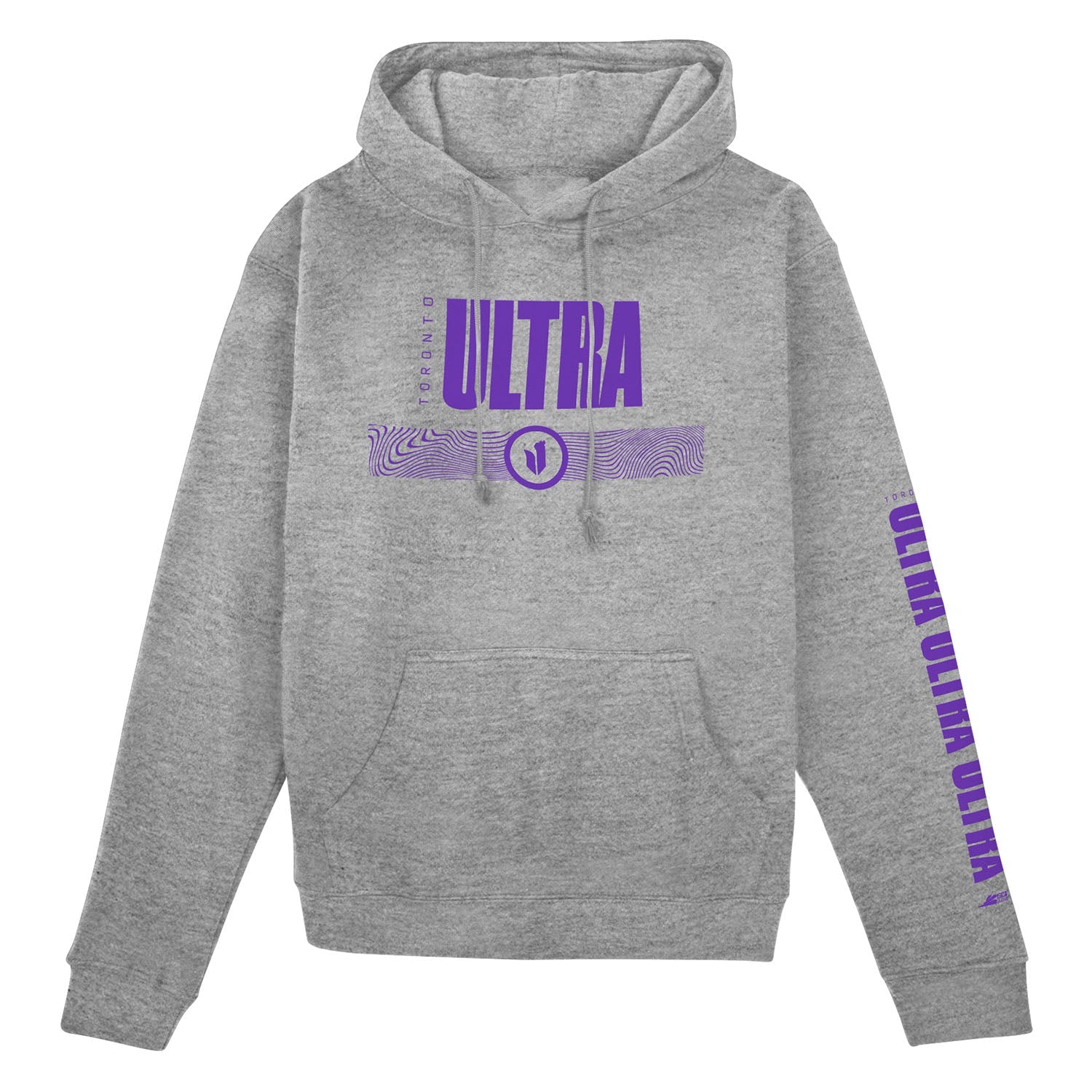 Toronto Ultra Grey DNA Hoodie - Front View
