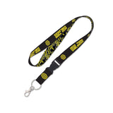 New York Subliners Buckle Lanyard in Black and Yellow - Front View