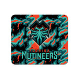 Florida Mutineers Camo Mouse Pad in Teal - Front View
