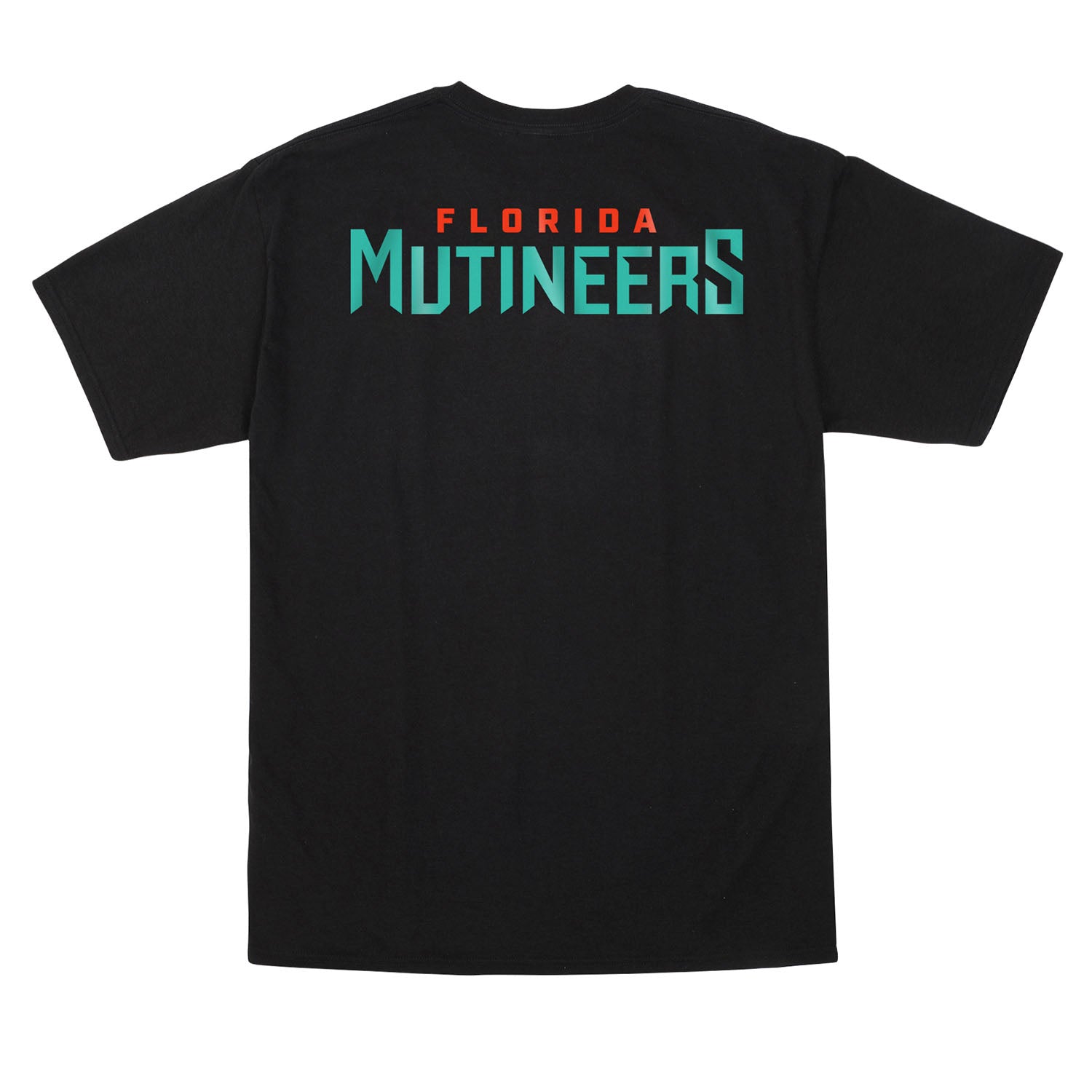 Florida Mutineers Black Native T-Shirt - Back View