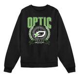 Optic Texas Crest Black Crewneck Sweatshirt - Front View
