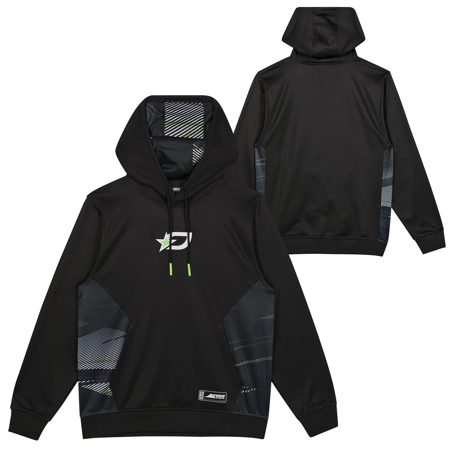 OpTic Texas Black 2023 Pro Hoodie - Front and Back View