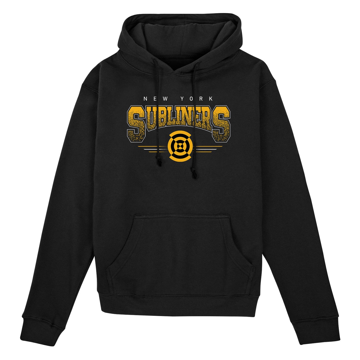 New York Subliners Black Throwback Hoodie - Front View