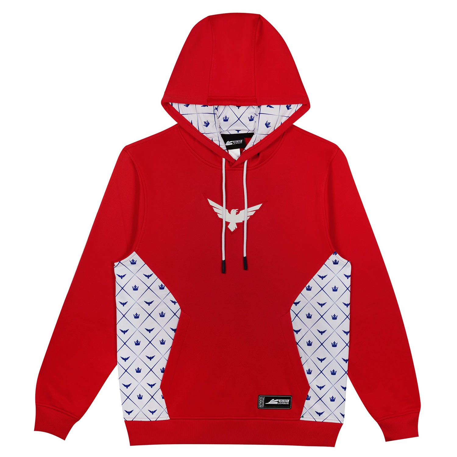 London Royal Ravens Red 2023 Pro Hoodie - Front View