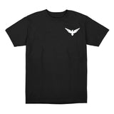 London Royal Ravens Black Slogan T-Shirt - Front View