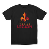 Vegas Legion Lock Up Black T-Shirt - Front View