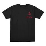 Vegas Legion Black Slogan T-Shirt - Front View